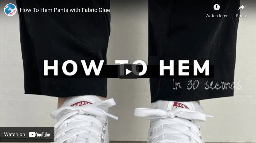 Read more about the article How To Hem your Pants with Fabric Glue