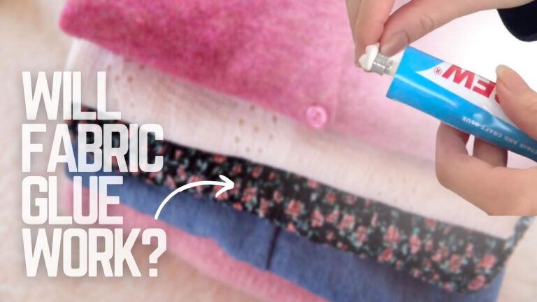 What does fabric glue work on?