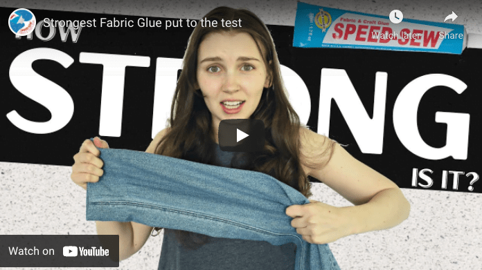 Strongest Fabric Glue put to the test