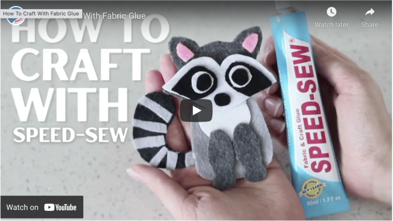 How To Craft With Fabric Glue