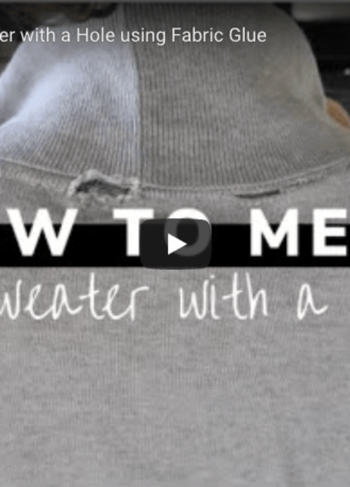 How To Repair a Hole in a Sweater