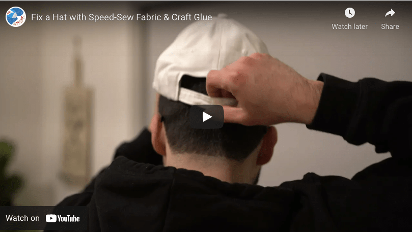 How to fix a hat with Fabric Glue