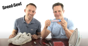 DIY shoelaces with fabric glue