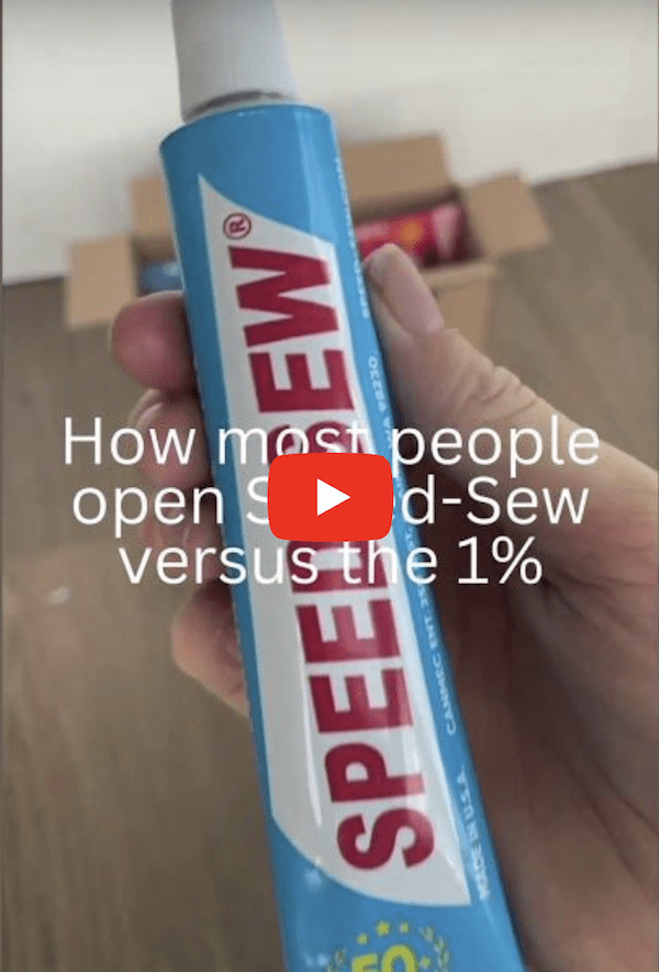 How MOST People Open Speed Sew