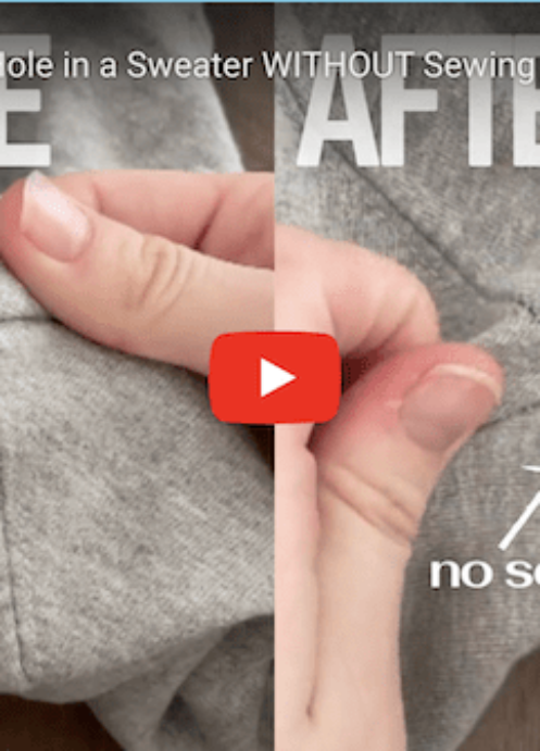 How to Repair a Hole in a Sweater