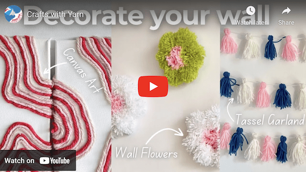 Three Easy Must do Crafts with Yarn