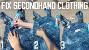 Fix second hand clothing without sewing