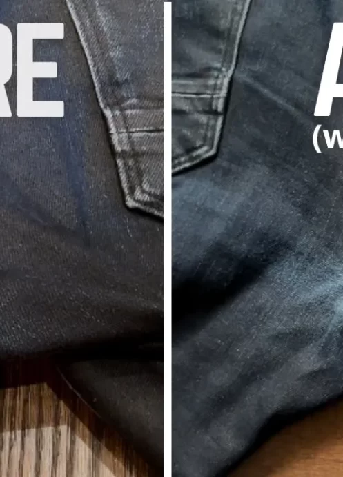 Fix the Ripped Crotch of your Jeans (Without Sewing)