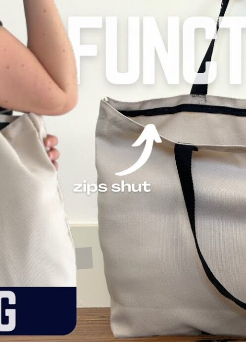 How to Add a Zipper to a Tote Bag