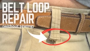 How to Fix a Broken Belt Loop