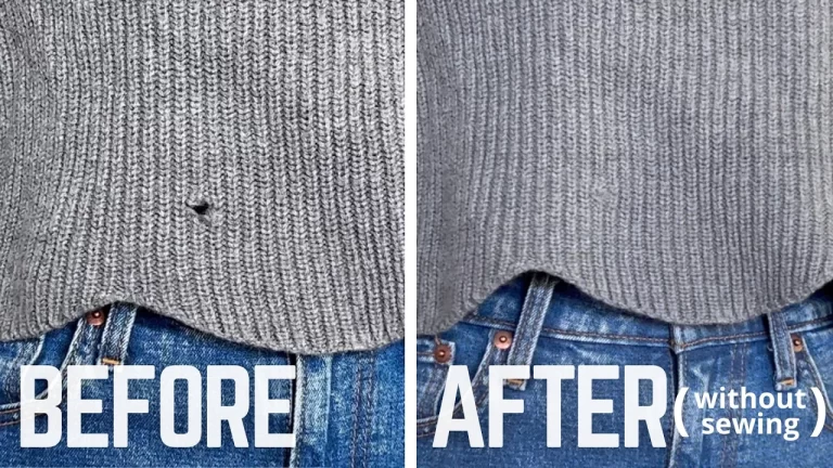 Learn How to Fix a Hole Without Sewing