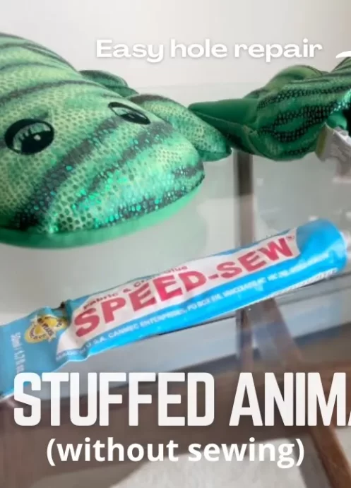 Learn how to Repair a Hole in a Weighted Stuffed Animal