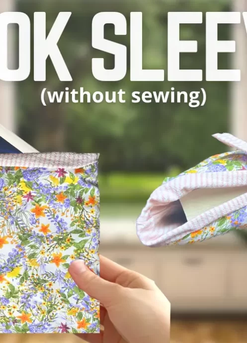 How to Make Book Sleeve With Bow