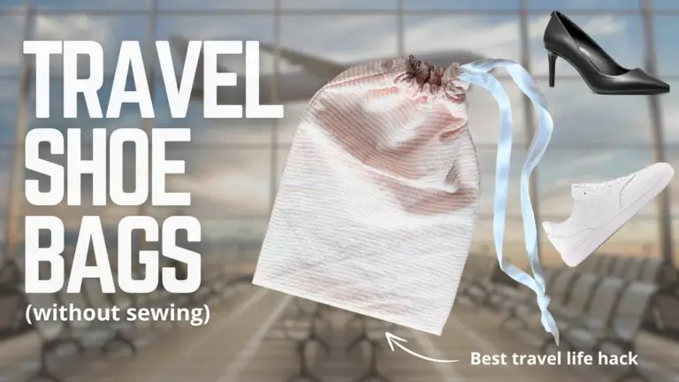 How to make travel shoe bags