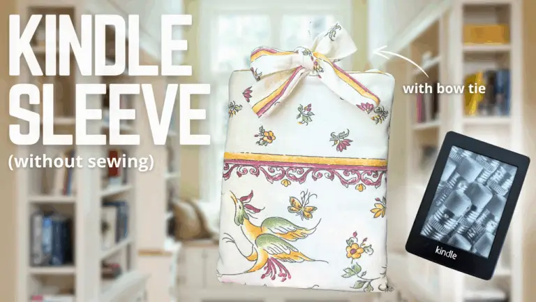 how to make a kindle sleeve tutorial
