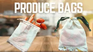 How to make reusable produce bags
