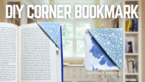 DIY Corner bookmark tutorial