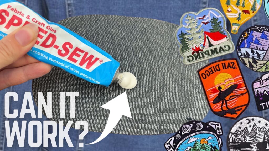 Does Speed-Sew fabric glue work on iron on patches