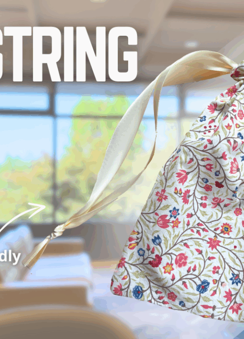 How to Make a No-Sew Drawstring Bag in Under an Hour | Easy DIY Tutorial