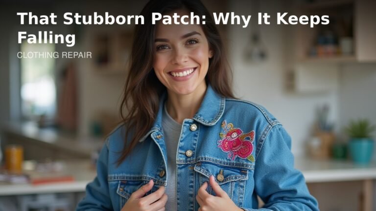 That Stubborn Patch: Why It Keeps Falling Off and How to Fix It for Good - featured image