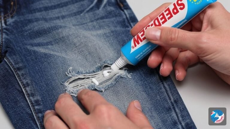 Your Favourite Jeans Are Fraying. Here’s the No-Sew Fix. - featured image