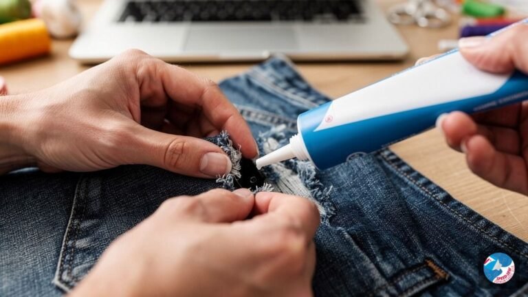 A crafter works on the business side of their craft, updating their local business listings on a laptop.